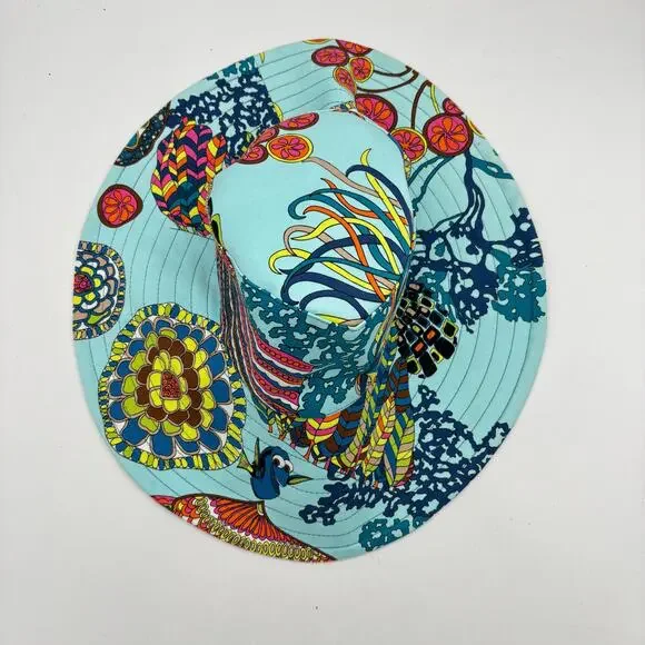 Trina Turk Finding Dory Nemo Sun Hat Wide Brim Beach Vacation Disney - Picture 5 of 9